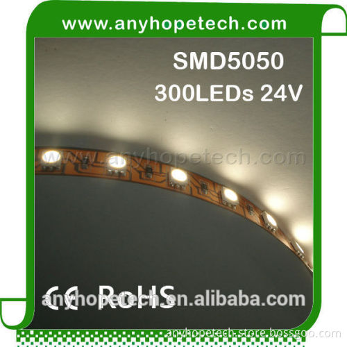 exterior high CRI 5050 60leds m 4000K cuttable flexible 24v led strip light